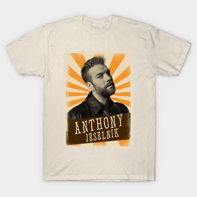 Vintage Aesthetic Anthony Jeselnik T-Shirt by SkulRose